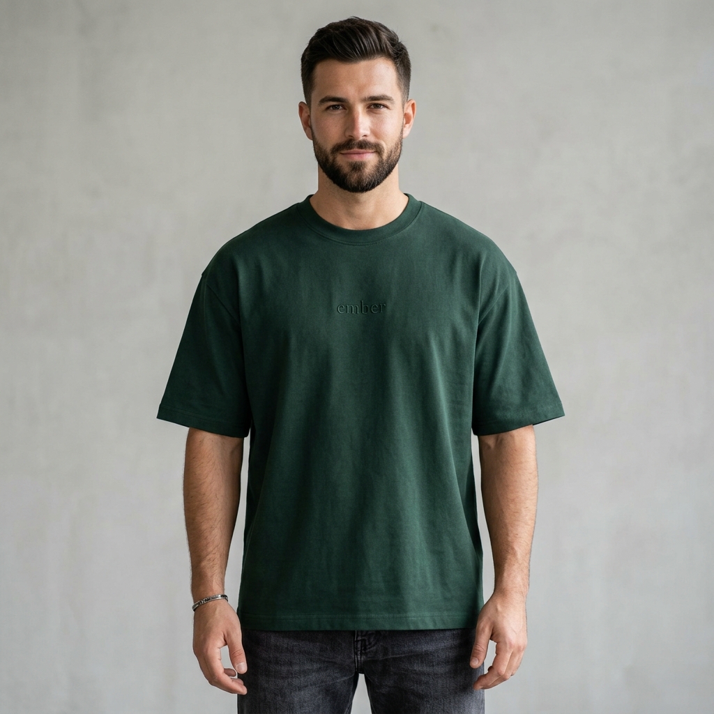 Forest Green Plain Tee